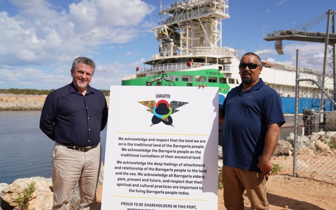 Barngarla people now shareholders of Lucky Bay port